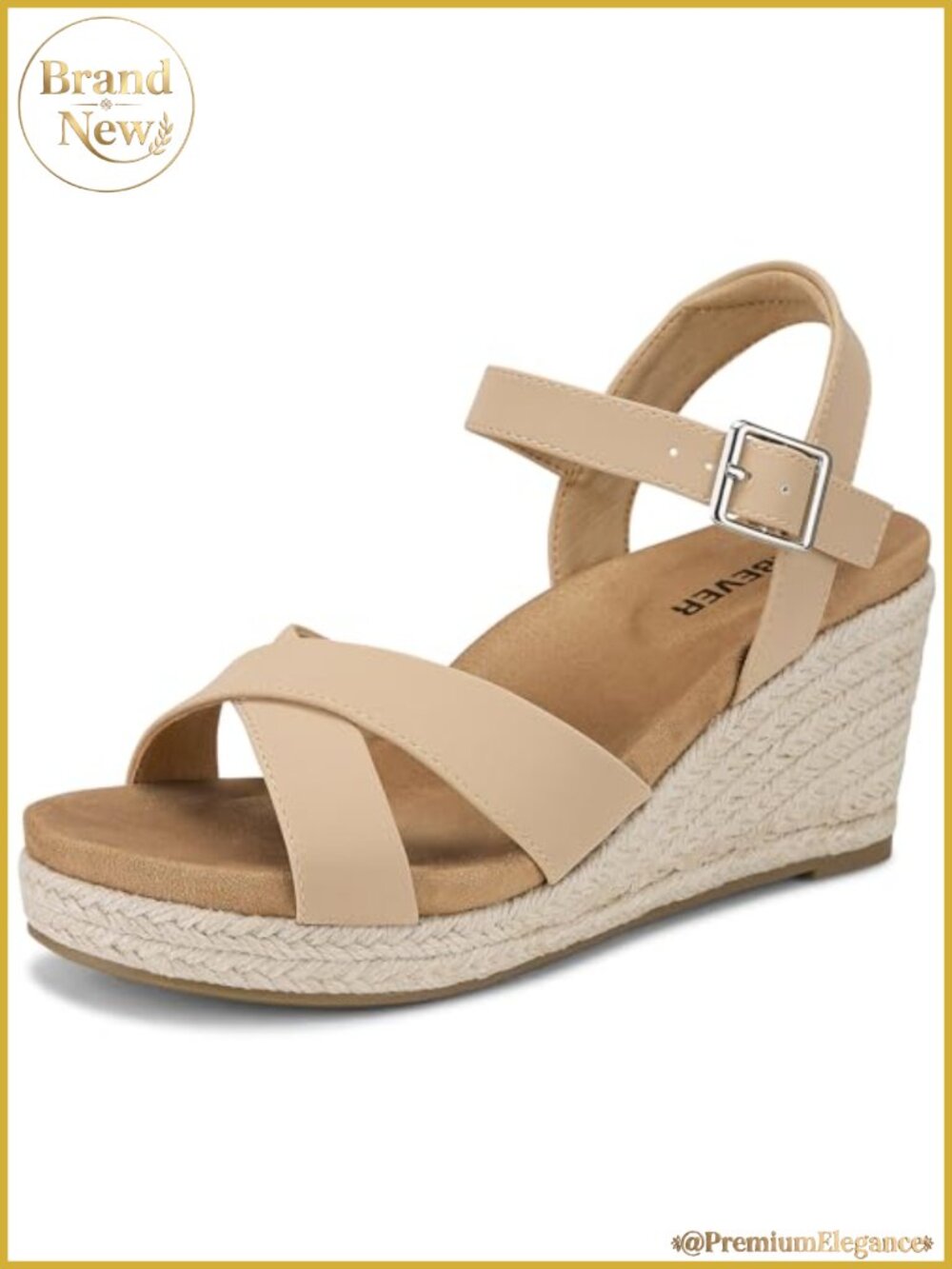 Wedge Sandals Orthopedic Arch Support Memory Foam Ankle Strap